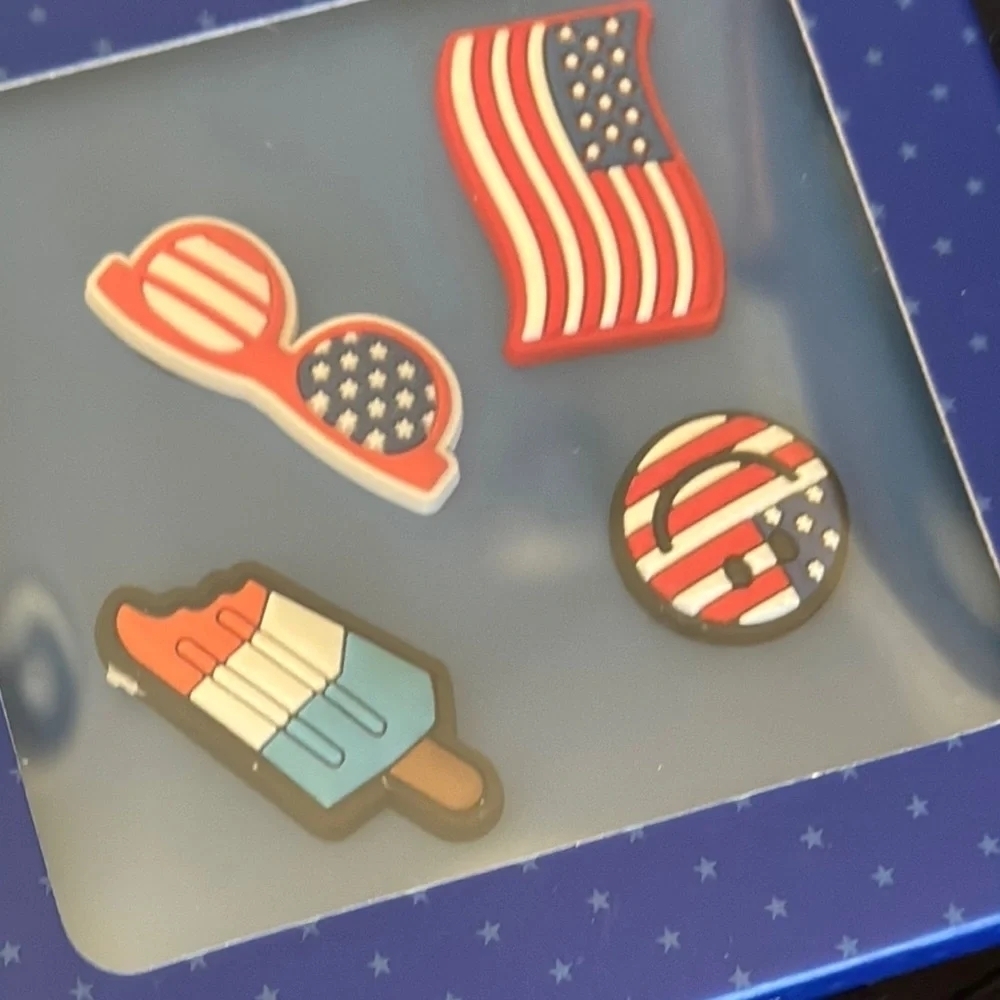 Patriotic Clog Charms Set - Picture 2 of 3